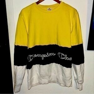 CHAMPION Colorblock Crewneck Sweatshirt - XL